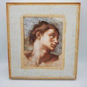 Sistine Chapel Art by Michelangelo "Creation of Adam" Wood Box Framed Art